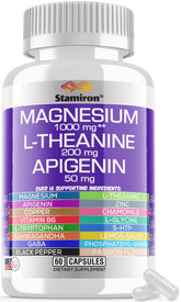 Stamiron Magnésium Complexe — bouteille, soutien potentiel au calme et au bien-être quotidien.