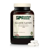 Standard Process Calcium Lactate tablettes en boîte pour le soutien osseux et musculaire.