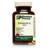 Standard Process Cataplex A: bouteille de comprimés soutenant potentiellement la vision et les membranes muqueuses.