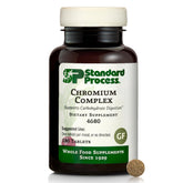 Boîte Standard Process Chromium Complex avec 180 tablettes pour un usage quotidien et soutien potentiel.