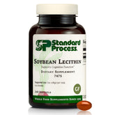 Standard Process Lecithine de Soja — bouteille de gélules, soutien potentiel des membranes et du fonctionnement cérébral.
