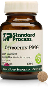 Standard Process Ostrophin PMG emballage clair pour une prise pratique au quotidien.