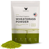 Stateside Growers Poudre d'Herbe de Blé Bio Entier, énergie naturelle potentielle.