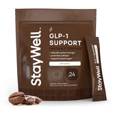Stay-Well Naturals Slim Coffee GLP-1 – emballage vanille prêt à l'emploi pour le matin.