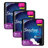 Stayfree Ultra Mince Nuit avec Ailes — emballage pratique et discret.