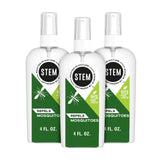 STEM Repels Mosquitoes – flacon 4 oz, pack3, prêt à l'extérieur pour éloigner les moustiques
