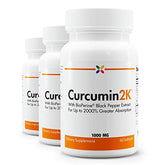 Stop Aging Now Curcumin2K, bouteille de capsules, soutien antioxydant potentiel.