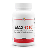 Stop Aging Now Max-Q10 – bouteille et étiquette, soutien énergétique potentiel