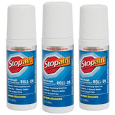 Stopain Gel Roll-On 3oz - Bouteille pratique pour une application ciblée et rapide.