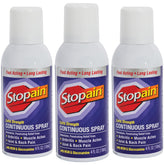 Stopain Spray relief rapide pour apaiser douleurs articulaires après l'effort.
