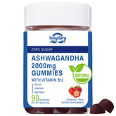 Gommes Suiyilary Ashwagandha dans le flacon, utilisation pratique au quotidien.