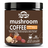 Suiyilary Café champignons Arabica : mélange aromatique stimulant concentration et clarté.