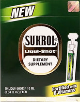Sukrol Dose Liquide, pack de 10 unités, pratique pour vos déplacements.