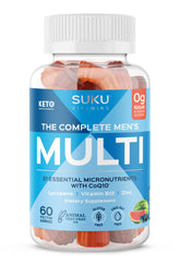 SUKU Gummies homme, bouteille 60, prise quotidienne pratique et savoureuse
