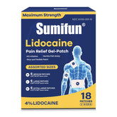 Sumifun patch lidocaïne 4% petite taille pour le poignet, soulagement ciblé.