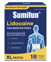 Patch Sumifun XL pour lombaire offrant une couverture étendue et discrète.