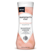 Summer's Eve Essential Botanicals — bouteille élégante pour une hygiène intime quotidienne en douceur.