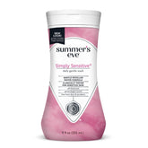 Summer's Eve Simply Sensitive, bouteille 9oz, gel lavant doux pour une sensation de fraîcheur quotidienne.