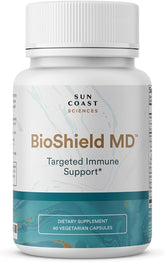 SUN COAST SCIENCES BioShield MD – bouteille capsules, soutien immunitaire potentiel.