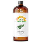 Sun Essential Oils romarin – bouteille ambrée 473 ml prête pour diffusion durable.