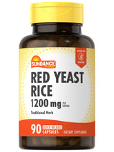 Sundance riz rouge de levure, emballage élégant pour démarrer votre routine.