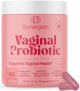Sunergetic : bouteille de probiotiques vaginaux pour l’équilibre intime.