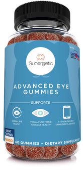 Sunergetic Gums yeux mangue – soutien visuel quotidien lors d'écrans.