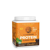 Sunwarrior Protéine Végétale Chocolat — poudre biologique riche en acides aminés essentiels pour le quotidien.