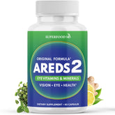 Superfood MD AREDS2 lutéine: soutient potentiellement la santé maculaire et le confort visuel.