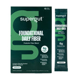 Supergut fibre quotidienne fondamentale en sachet portable, pratique en déplacement.