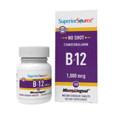 Superior Source B-12 tablettes sublinguales dissolution rapide et énergie