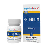 Superior Source Selenium: tablettes dissolution instantanée pour un apport rapide