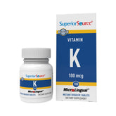 Superior Source Vitamine K 100 mcg, tablettes sublinguales, soutien potentiel des os