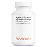 Supersmart Acide Hyaluronique, bouteille visible, hydratation potentielle pour la peau
