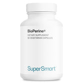 Supersmart Bioperine Poivre Noir 95 piperine capsules : soutiennent l'absorption des nutriments.