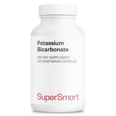 Bouteille Supersmart bicarbonate de potassium, dosage élevé pour l'usage quotidien.