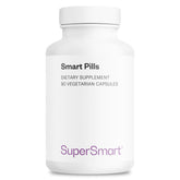 Supersmart Smart Pills: boîte et bouteille visibles, pratique pour votre routine quotidienne.