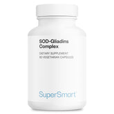 Bouteille de Supersmart SOD Gliadins Complex avec visuel clair et indication d antioxydants