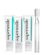 Supersmile dentifrice Original Mint pour une sensation fraîche et nettoyage efficace