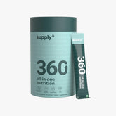 SUPPLY6 360 Poudre Verts – bouteille prête à verser pour énergie durable.