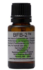 Supreme Nutrition BFB-2 botella frontal, muestra pureza sin rellenos.