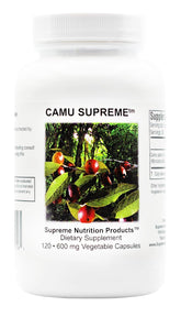 Supreme Nutrition front label showing product details and purity benefits