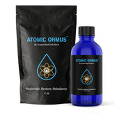 Suspended Solutions Ormus 4oz, bouteille prête à l’emploi pour routine matinale.