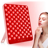 SUXIO lampe de therapie rouge ciblant visage et corps pour une peau tonifiée.