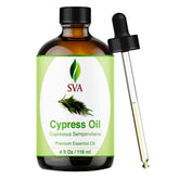 SVA Cypress huile essentielle bouteille 4oz prête à l’emploi, diffusion et soins quotidiens.
