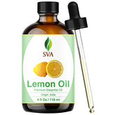Huile essentielle SVA citron dans flacon goutte pour dosage précis et pratique
