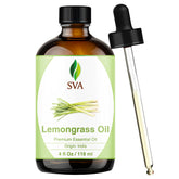 Huile citronnelle SVA Organics — bouteille avec compte-gouttes pour dosage précis et pratique.