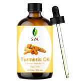 Huile de curcuma SVA Organics – flacon pipette pour dosage précis et pratique.