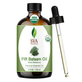 SVA Organics huile essentielle sapin balsam – bouteille avec compte-gouttes pour dosage précis.