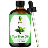 SVA Tea Tree Oil – bouteille avec pipette, dosage précis et diffusion aromatique.